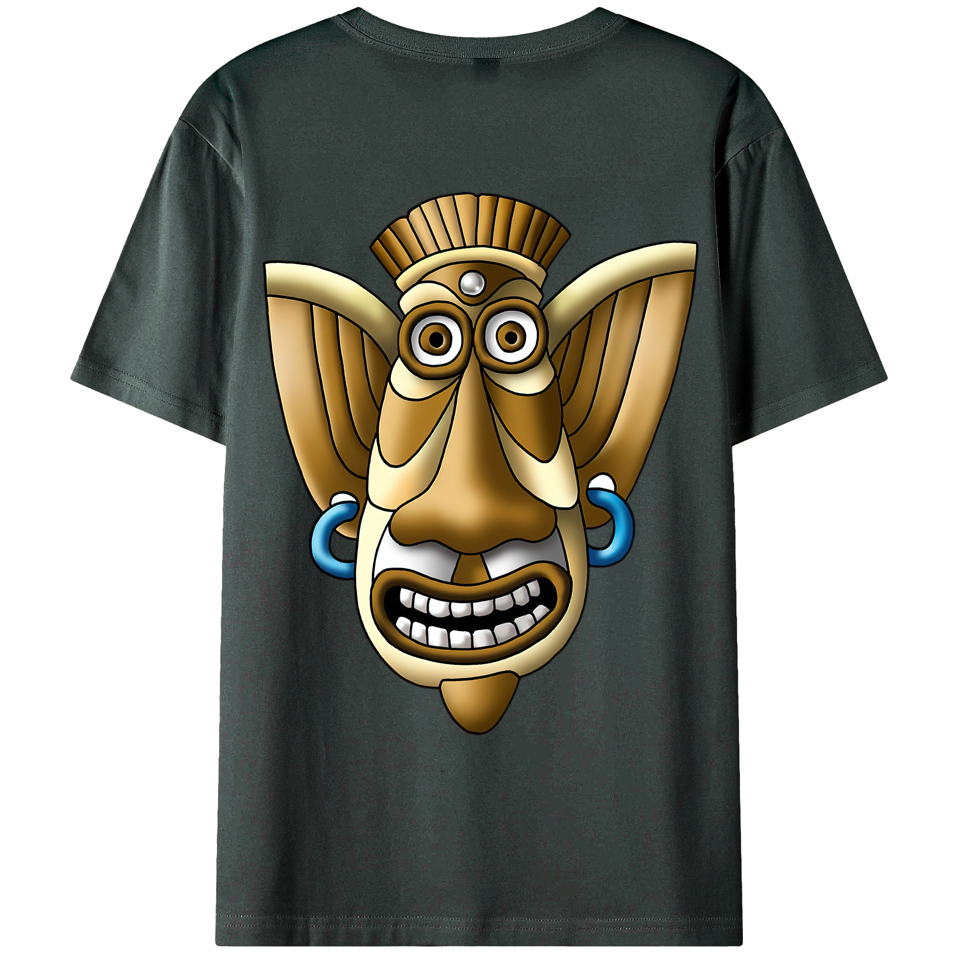 （画像用） ドラゴンクエスト Doragon Kuesuto Dragon Quest 綿100％ メンズ半袖Tシャツ（バックプリント） 通気性